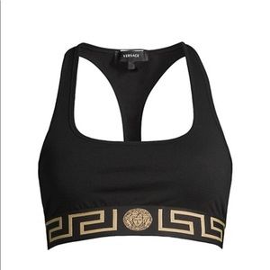 Only worn one time ! Versace Greca Sports Bra